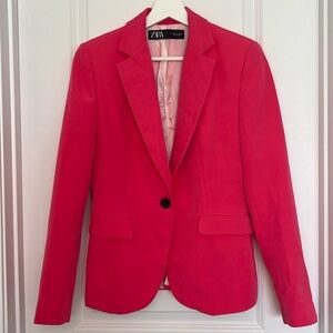 ZARA pink Blazer size 4